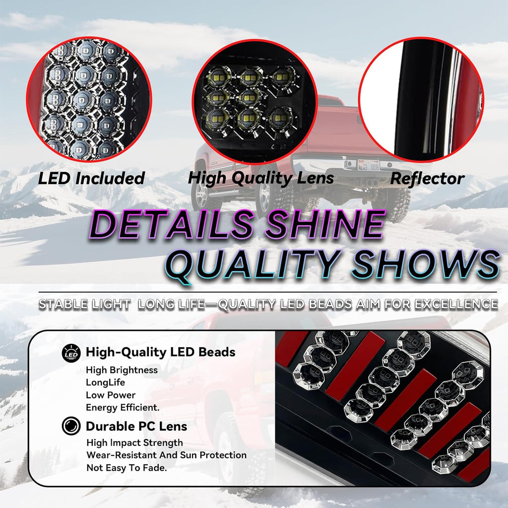 All-in-one LED 3rd Third Brake Light Cargo Light Upgraded Version High Mount Stop Light for 2002-2008 Dodge Ram 1500, 2003-2009 Dodge Ram 2500 3500.