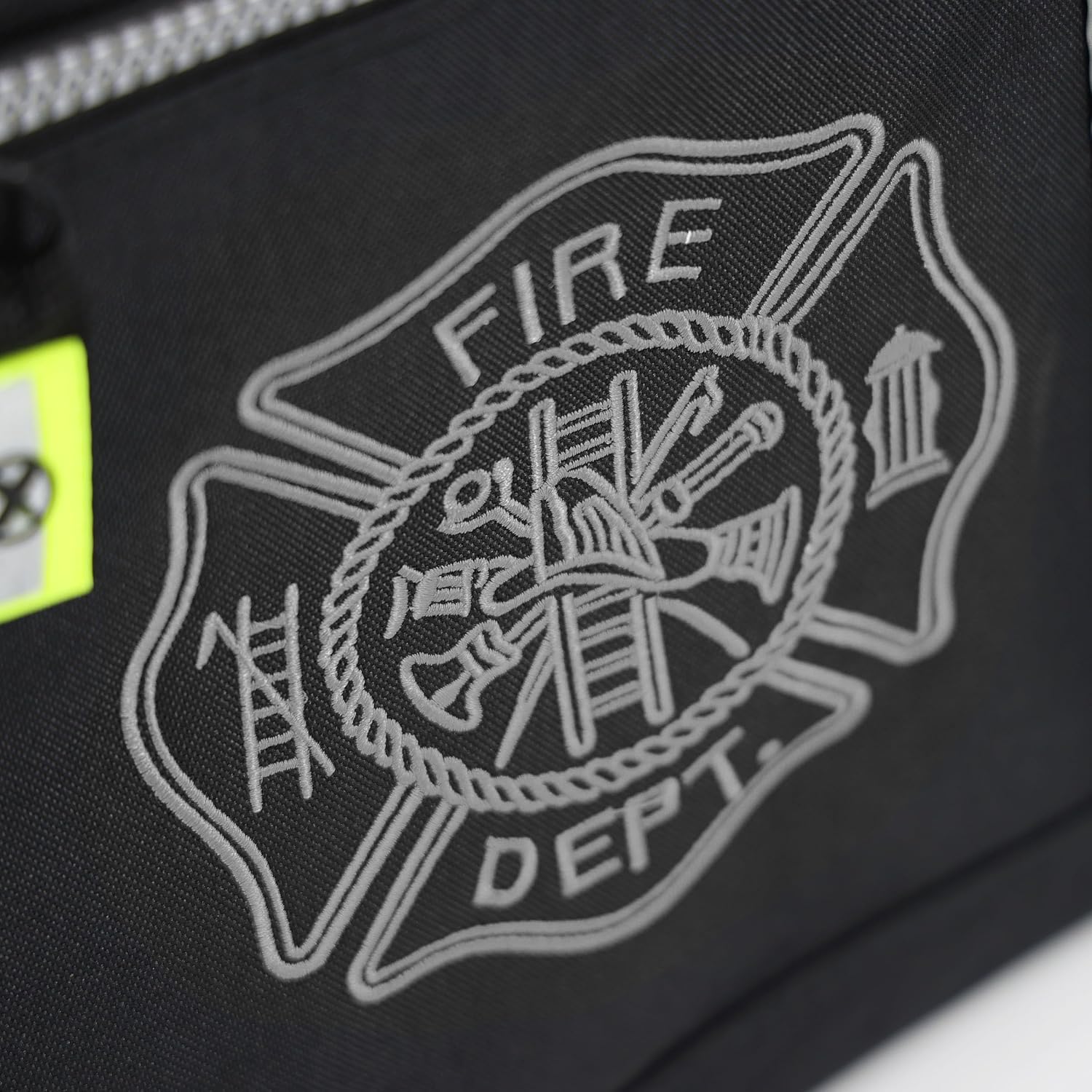 Newly Redesigned Lightning X Firefighter Fireman Quad-vent Turnout Gear Bag w/Helmet Compartment, Mesh Vents & Maltese Cross for First Responder