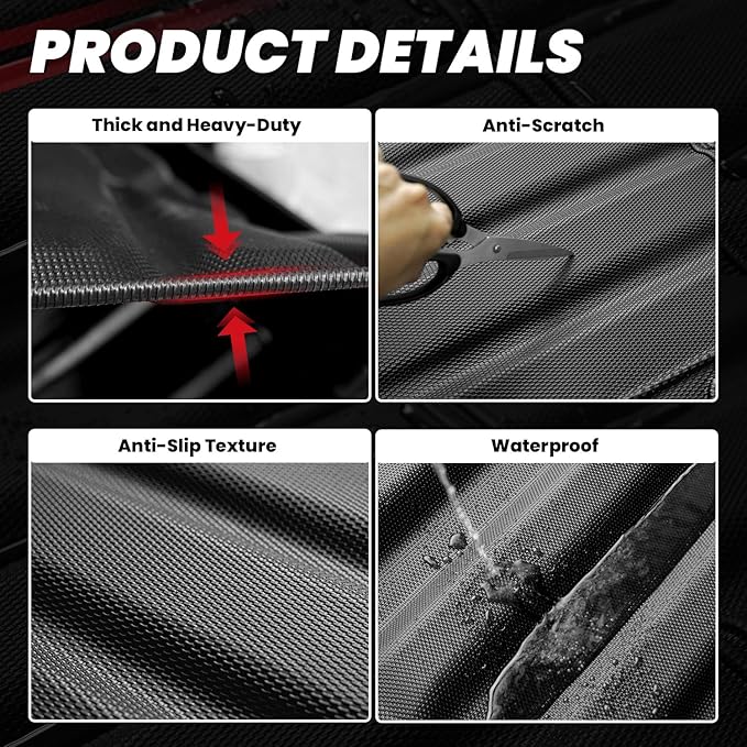 LASFIT Truck Bed Mat for Honda Ridgeline 2025 2024 2023 2022 2021 2020 2019 - Image 3