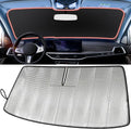Windshield Sun Shade for Chevy Colorado 2023-2026/GMC Canyon 2023-2026 - Custom Fit Car Front Window Cover, Foldable Sunshade, Blocks Heat & UV Rays, Keep Car Cool
