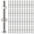 zonon 100 sets 5/16-18 x 3" carriage bolts, main product view