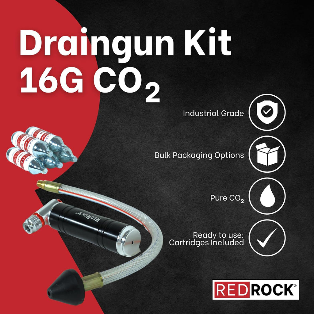 redrock gallo drain gun ac drain line cleaner on a desk or shelf