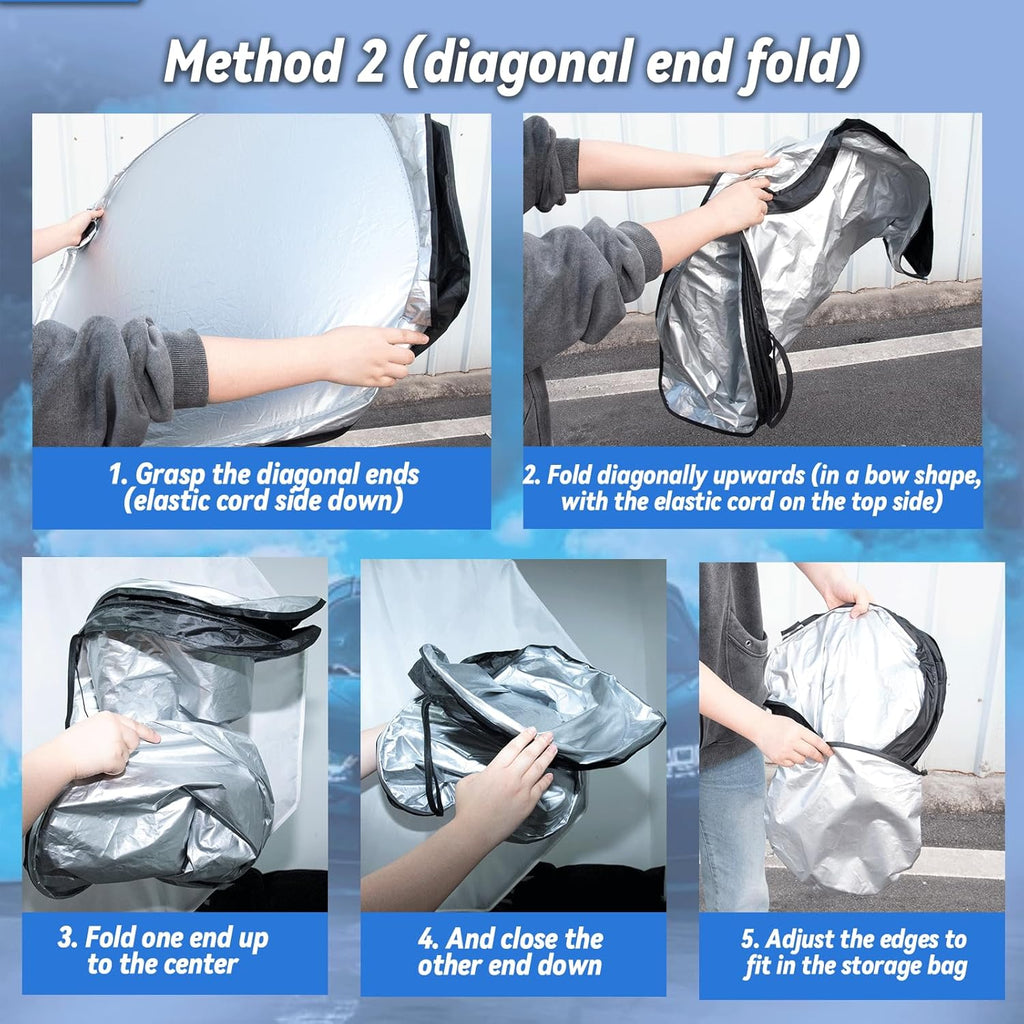 Windshield Sun Shade for Hyundai Palisade 2020 2021 2023 2024 2025 2026 Accessories, Car Front Window Sun Visor Protector & Heat Shield | 240T Sunshade Protection Blocks UV Rays