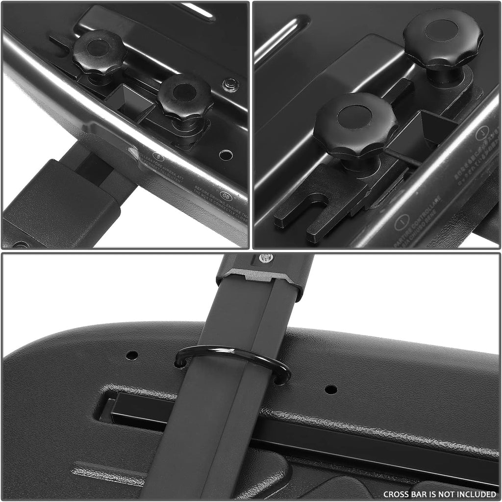 DNA Motoring Universal Heavy Duty Roof Storage Box Rooftop Cargo Carrier Luggage Case w/Keys,12.7 cu. ft. / 360L, PT-ZTL-8293-BK
