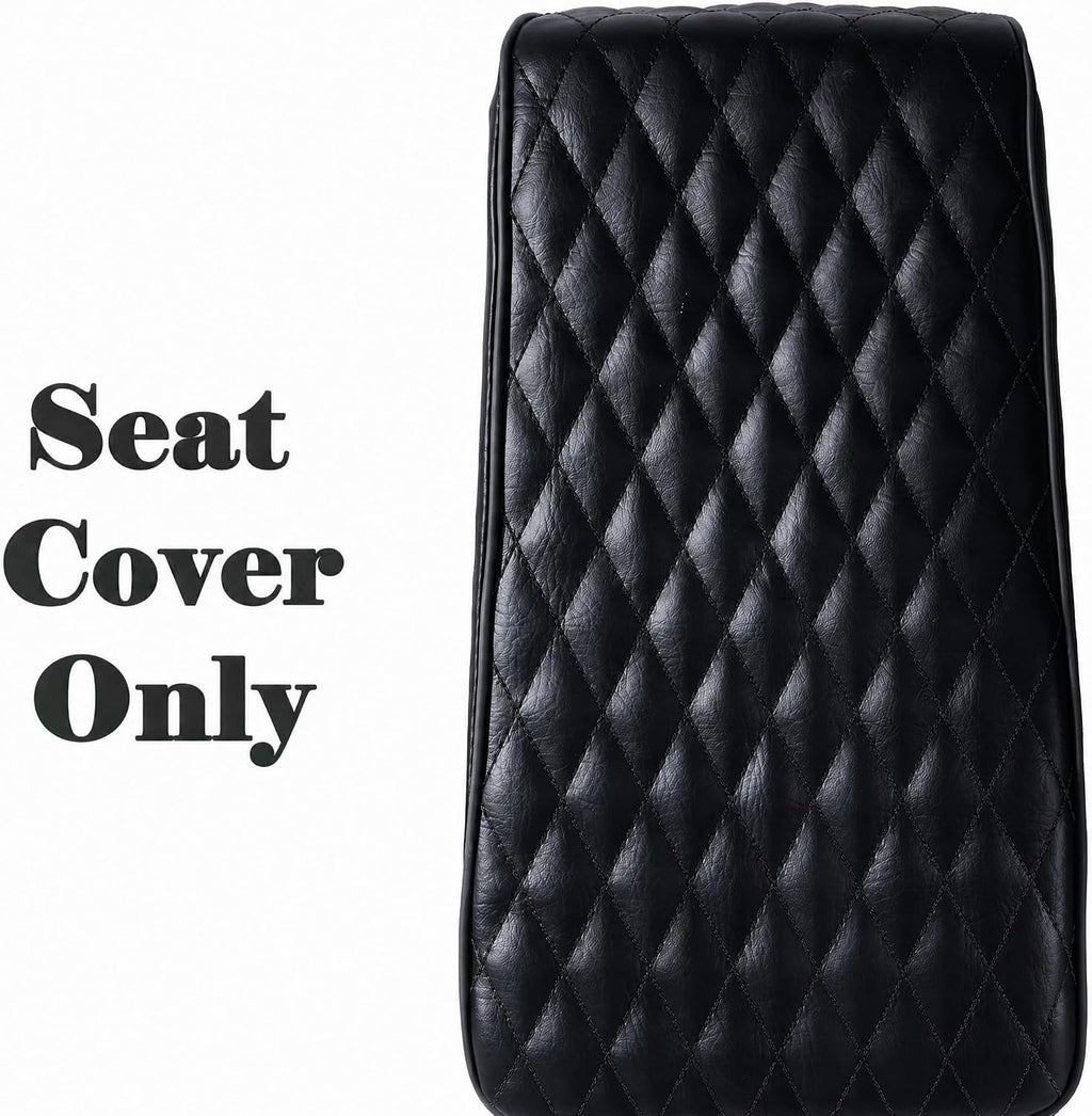 JMCHstore Seat Cover for Coleman ct100u 98cc ct100 100cc Motor ct100 3.0HP Mini Bike Trail Powersports Parts (Black Stitich)