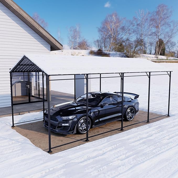 SUNBURY 10 x 20 ft Metal Carport - Image 5