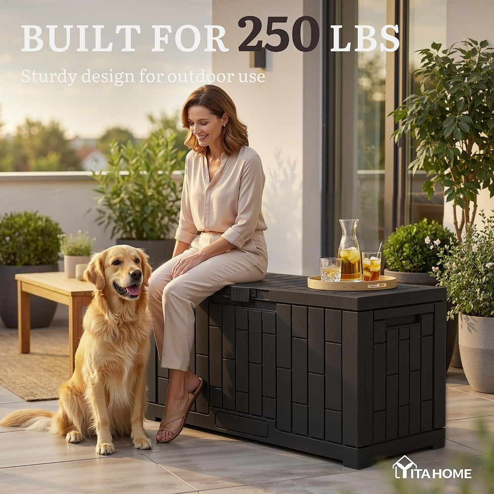 YITAHOME 60 Gallon Outdoor Storage Box