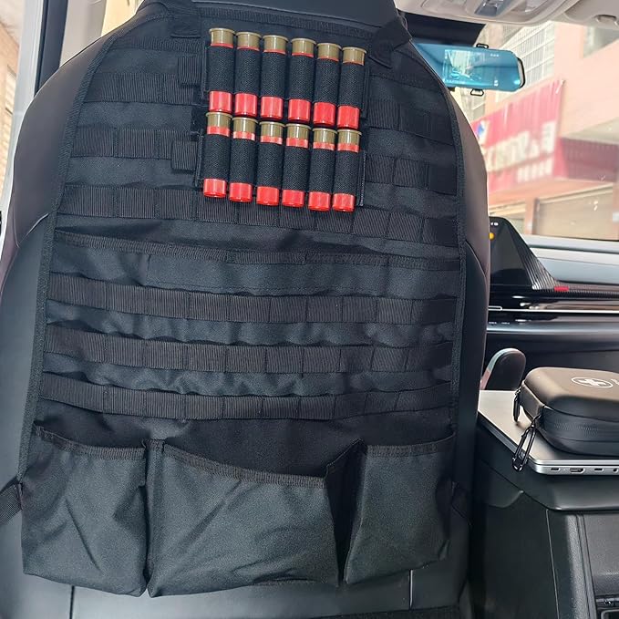 Car Seat Back Organizer Tactical MOLLE Panel Back Seat Storage Bag Universal - Image 3