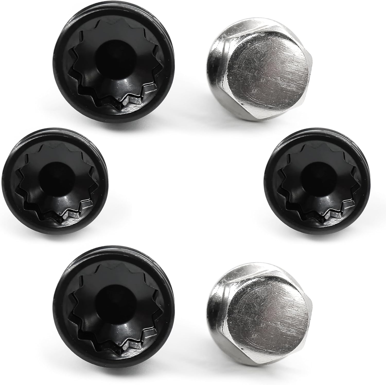 36136776076 1 Set Wheel Lock Internal Spline Lug Bolt Set Compatible with X1 X3 X5 X6 Z4 Series 550i GT xDrive 550i GT 535i GT 535i GT xDrive Series