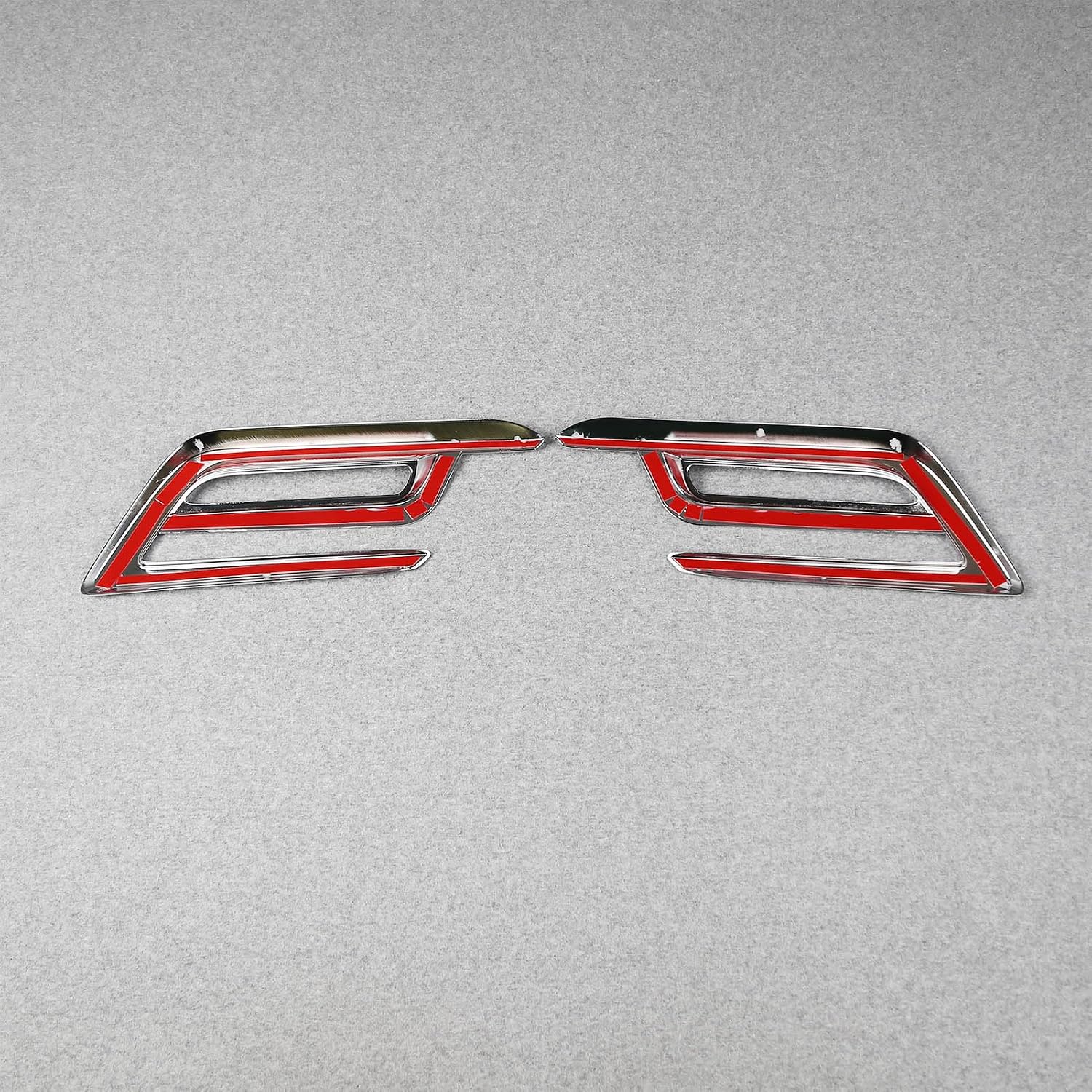 Beautost Fit For Toyota New Grand Highlander 2024 2025 2026 Rear Fog Light Cover Trims (Chrome)