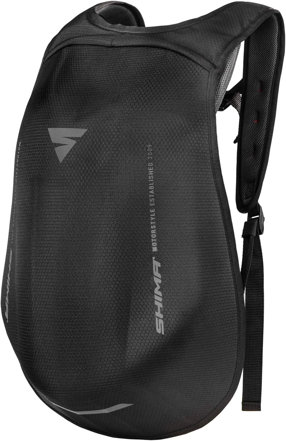 SHIMA Motorcycle Backpack, Black, One Size