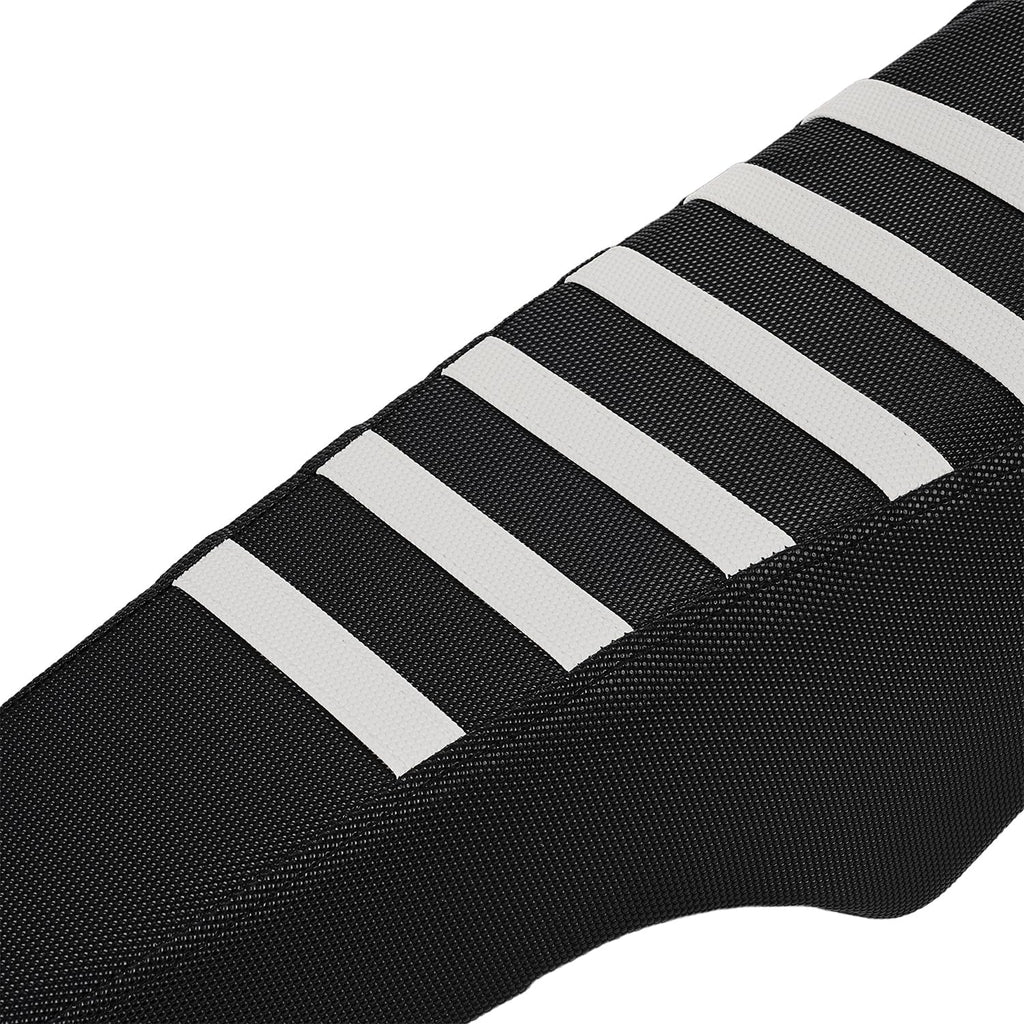 CHANGCHENG Electric Dirt Bike Seat Cover for Macfox X7/X7L/X1S/X2-White Stripes