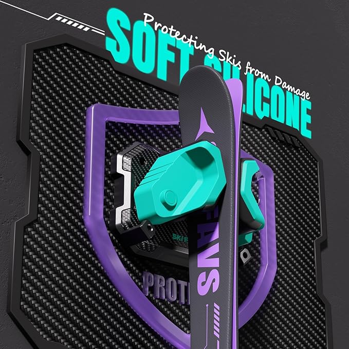 Ski & Snowboard Wall Rack for Garage Wall Fits Any Ski/board, Ski Wall Mount - Image 6
