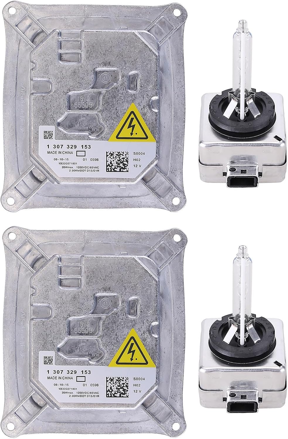 1307329153 Xenon Hid Headlight Ballast fits for Cadi-llac DTS 328i 328xi 335i 335xi M3 E92 E93 645Ci 650i M6 X3 X5 R8 TT Control Unit Module HID Xenon Headlight Ballast E63 E64 25806714,2pcs