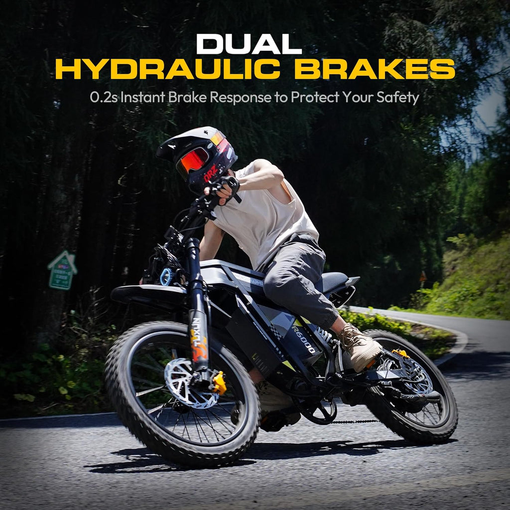 COSWHEEL Electric Dirt Bike for Adults, 7000/9000W Peak Motor Electric Motorcycle, 60/72V 30/40Ah Battery, Up to 55/60MPH Off Road Electric Bike, 17/19” Tires, Dual Suspension, Hydraulic Brakes