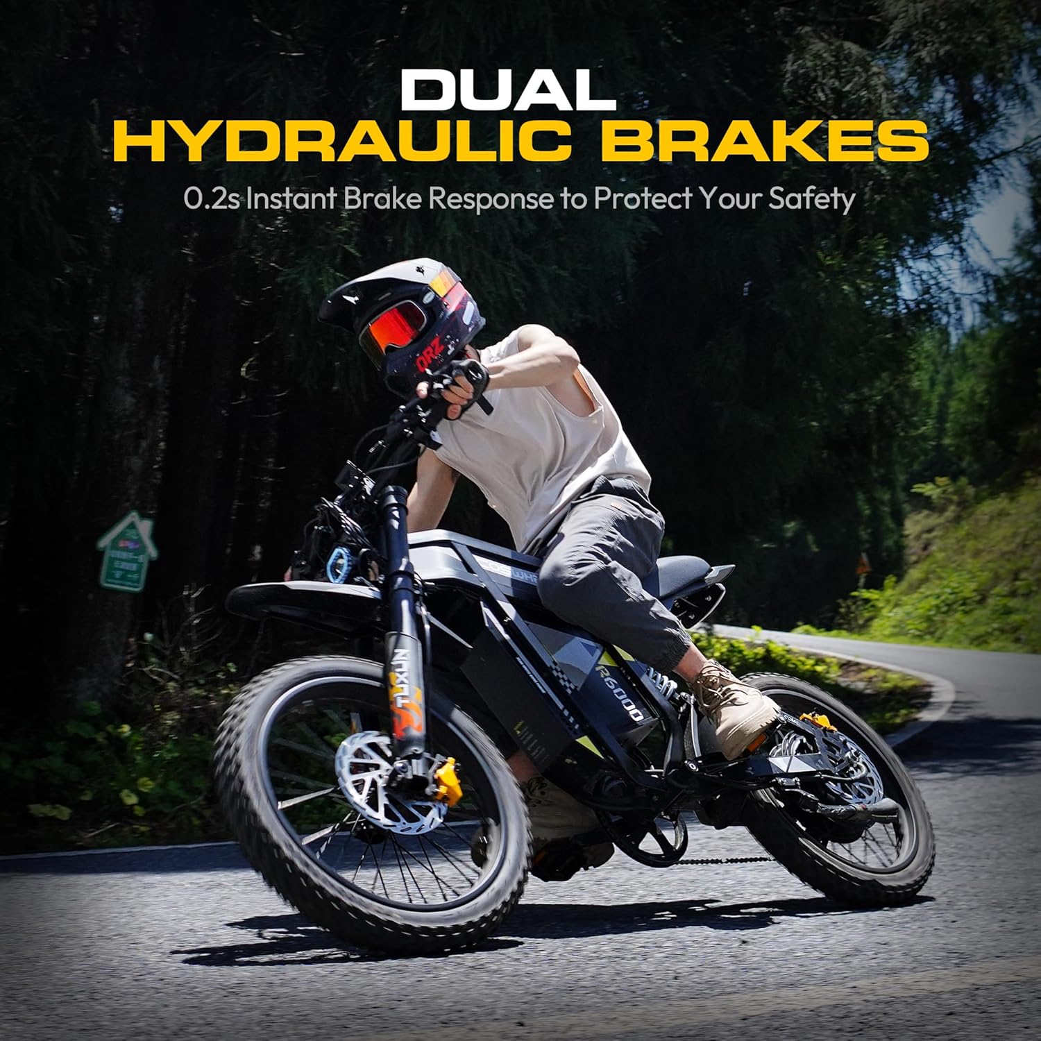 COSWHEEL Electric Dirt Bike for Adults, 7000/9000W Peak Motor Electric Motorcycle, 60/72V 30/40Ah Battery, Up to 55/60MPH Off Road Electric Bike, 17/19” Tires, Dual Suspension, Hydraulic Brakes