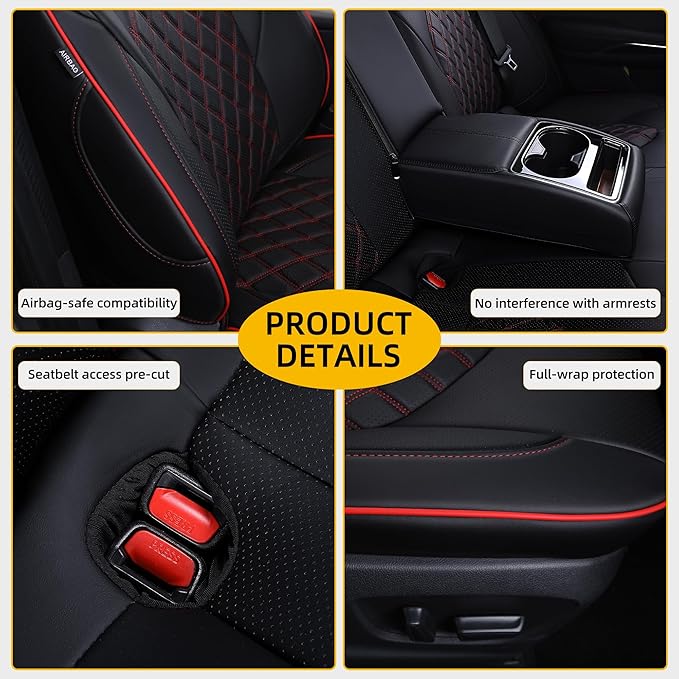 Custom Fit Camry Seat Covers for Toyota Camry LE, SE Nightshade 2018-2024 Full - Image 6