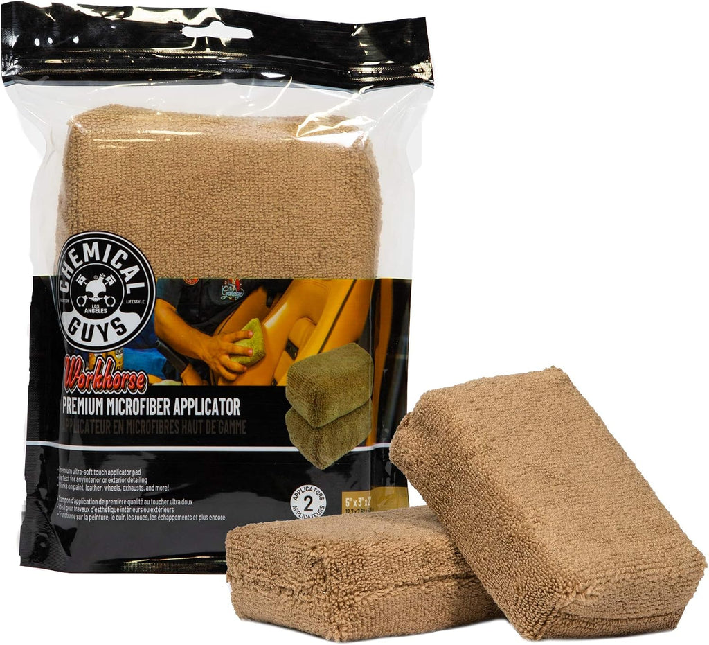 Workhorse Premium Microfiber Applicator, Tan