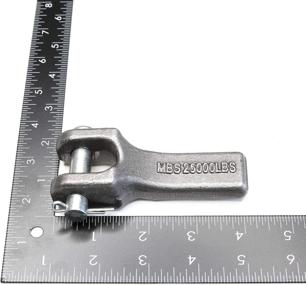 (Pack of 2) 3/8 inch Weld-On Safety Chain Retainer for Truck Trailer Hitch
