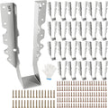 2x10 joist hangers with screws for wood, galvanized, main product view