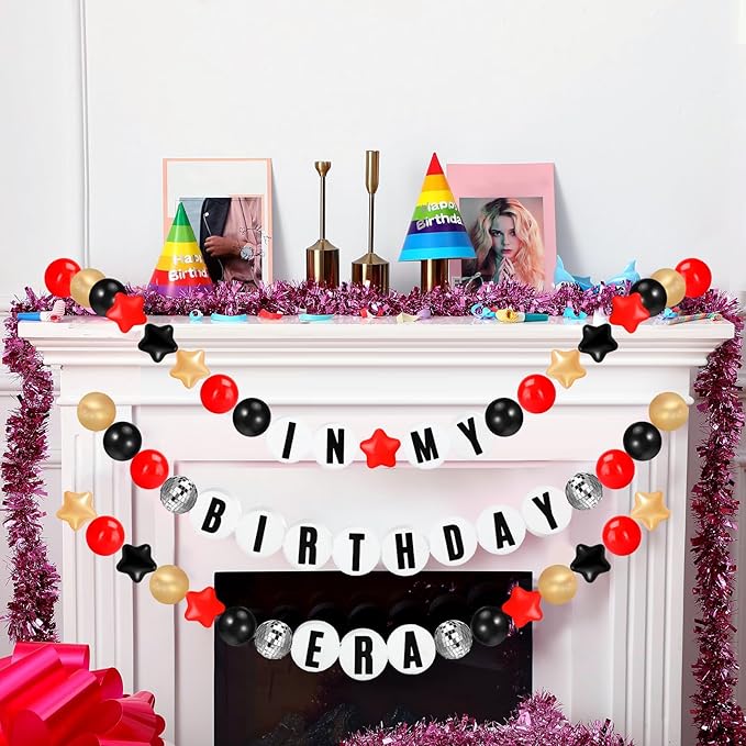 Giant Friendship Bracelet Garland Kit, DIY Birthday Banner with Letters Ball ...