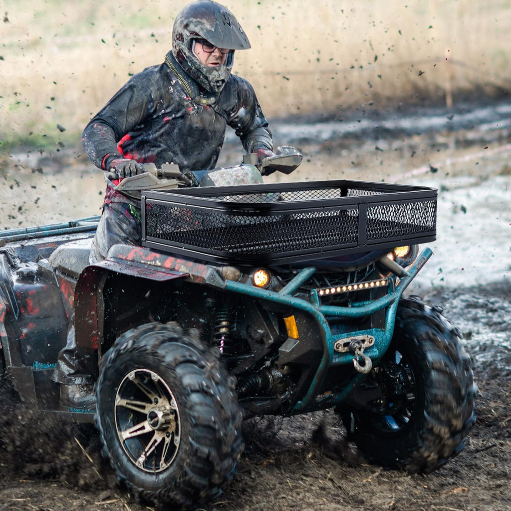 ATV Front Loading Basket | Luggage rack basket, 92 x 44 x 16.5 cm