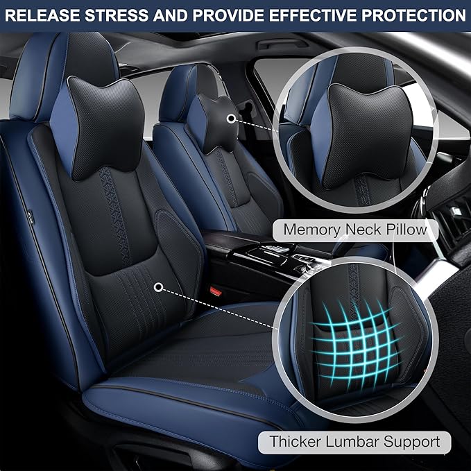 Car Seat Covers Full Set, Front and Rear Seat Covers - Image 3