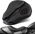 PBYMT Upgraded Motorcycle Seat Cushion, Universal Motorcycle Gel Seat Pad, Large 3D-Honeycomb Structure Shake Rider Cushion TPE Shock Absorption and Breathable for Long Rides
