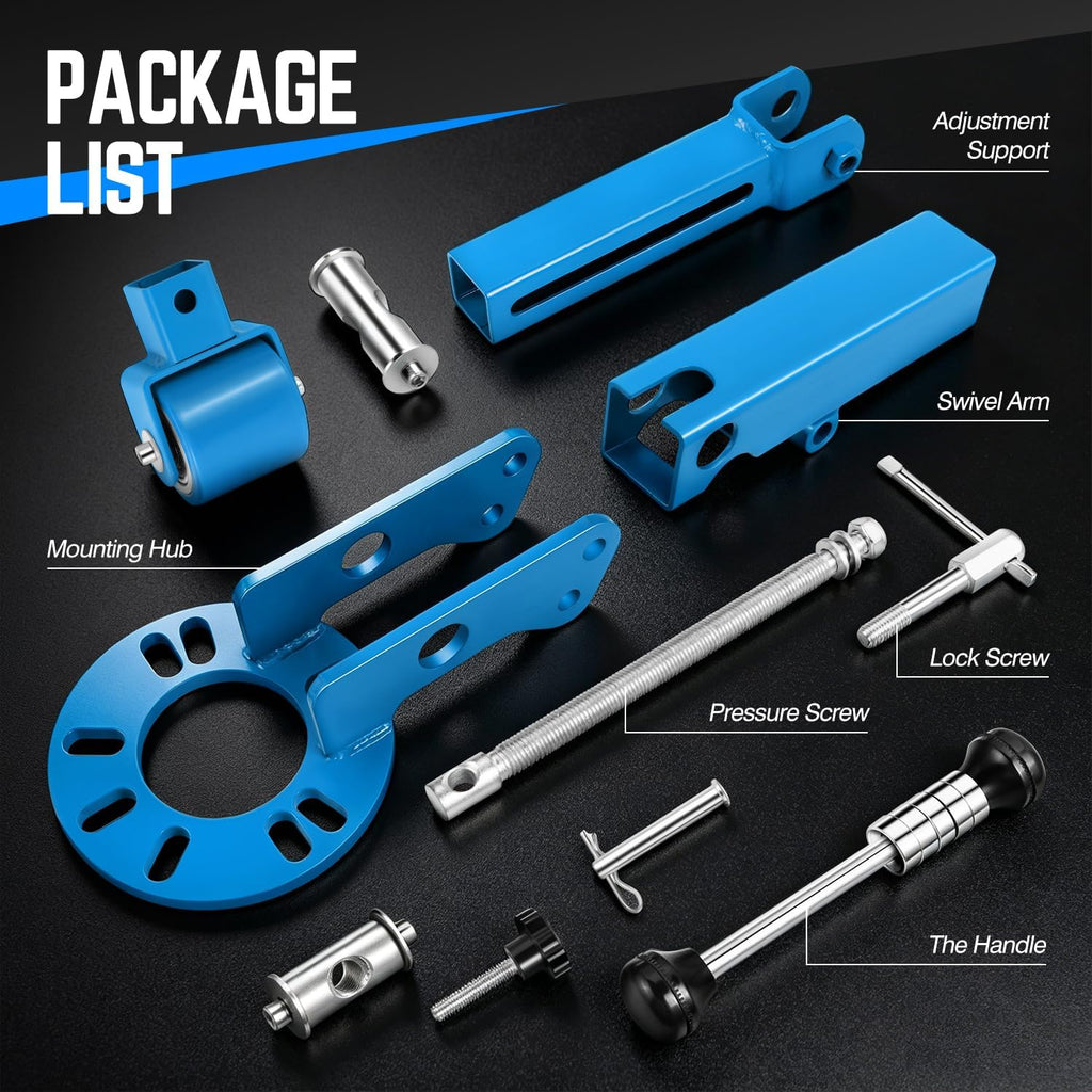 DNA MOTORING TOOLS-00249 Fender Roller Reforming Extending Tool Heavy Duty Wheel Arch Roller Flaring Former for Automobile Maintenance, Blue