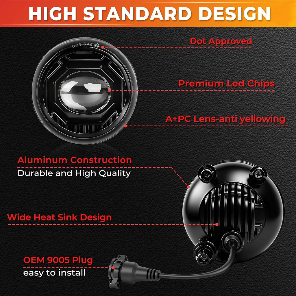 white amber fog light for chevy avalanche 2007-2013,07-14 shown in use