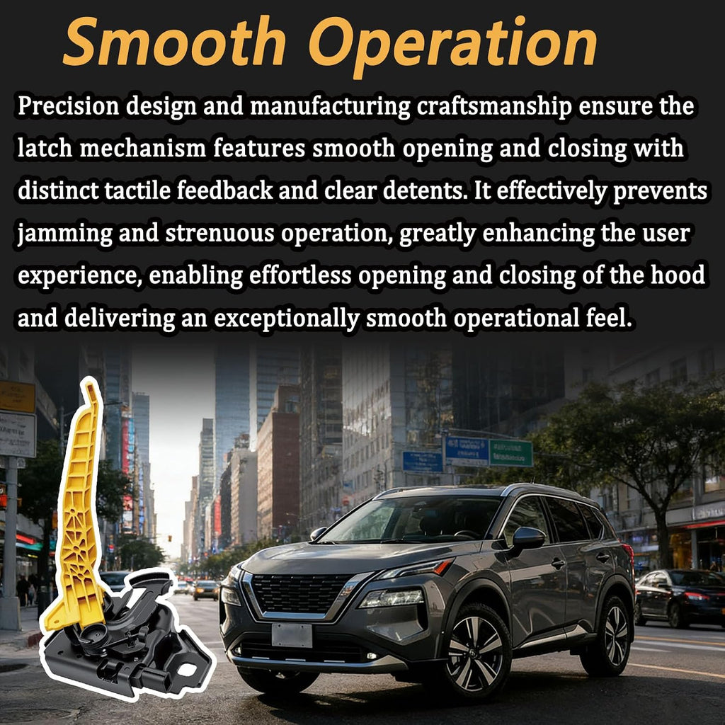 Front Hood Release Lock Catch Latch Compatible with Nissan Rogue 2021-2025, Front Hood Latch Lock Assy Replace for 656016RA0A 65601 6RA0A 65601-6RA0A