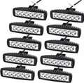 auxtings 10 pcs 6 inch 18w spot led, main product view