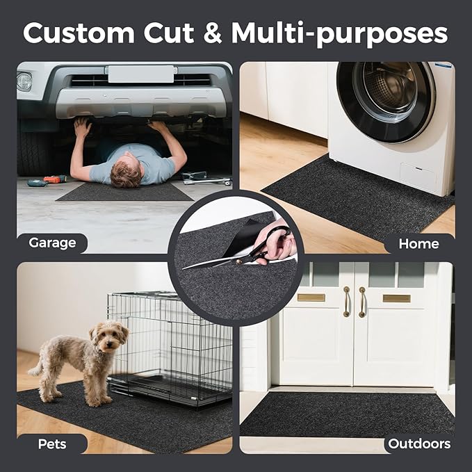 WELKIN Oil Spill Mat, Absorbent Oil Pad Protects Floor, Garage Floor Mat - Image 5