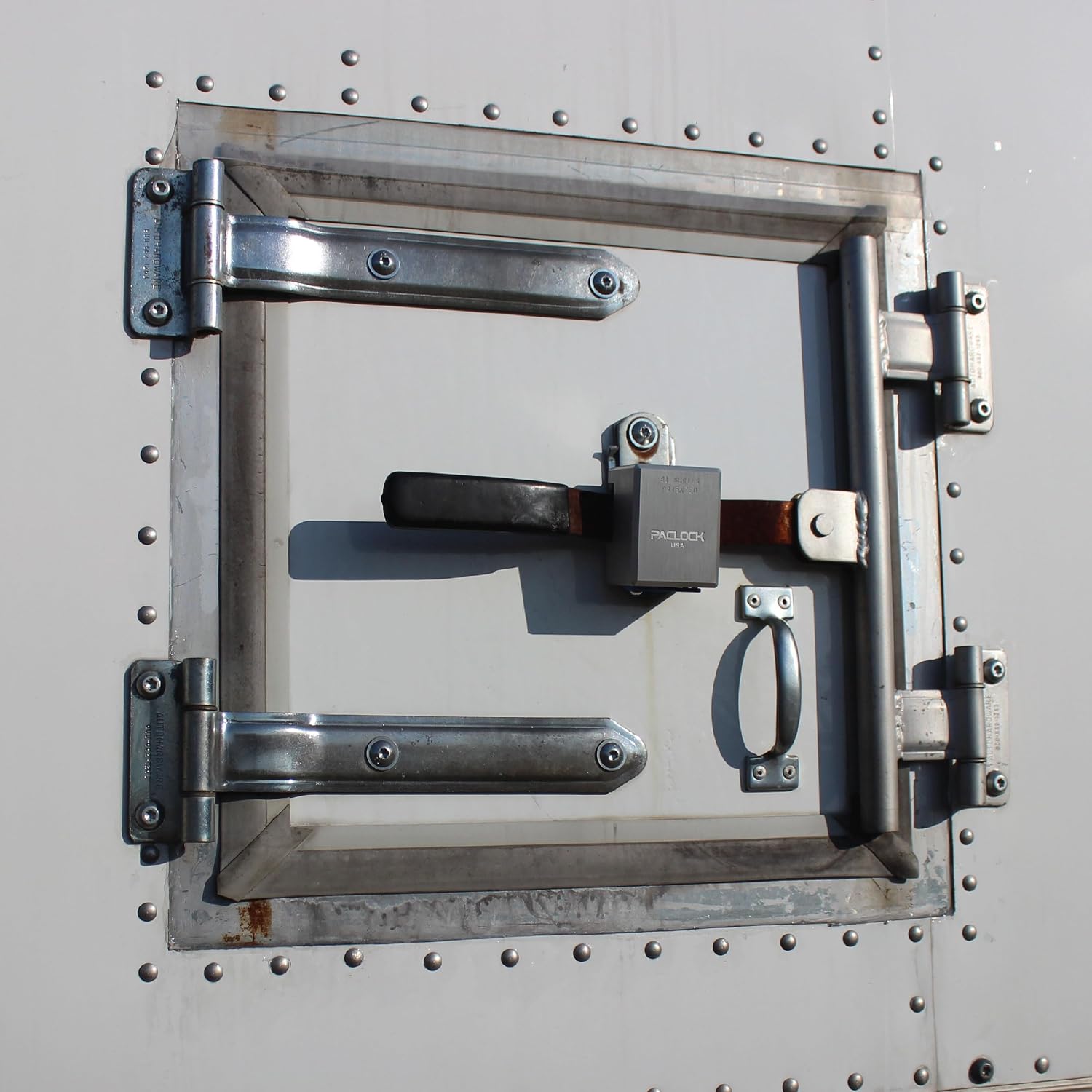 PACLOCK's 81-Series Patented Trailer Door Lock, UCS, High Performance 6-Pin Cylinder, One Lock Keyed to a Number U-Pick! w/ 2 Keys, Blue