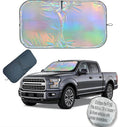 Window Shades for Car Windshield - Foldable Car Window Shades, 210T Reflective UV Block Sun Visor, Keep Vehicle Cool in Summer Heat, Universal Fit for Cars, SUVs and Trucks, Easy to Install & Store