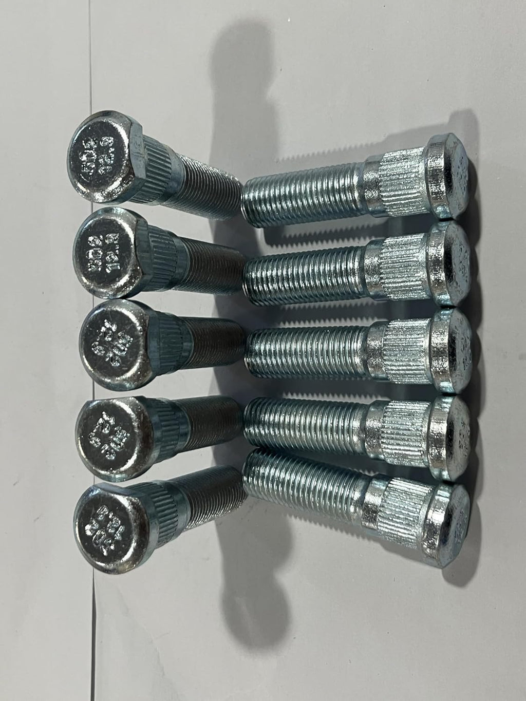 10PCS M14x1.50 Serrated Wheel Studs 610-502 0.62' Knurl 15.7mm, 50mm Length Replacement for 2006-2024 Dodge Charger Challenger Magnum Front or Rear 05-23 Chrysler 300