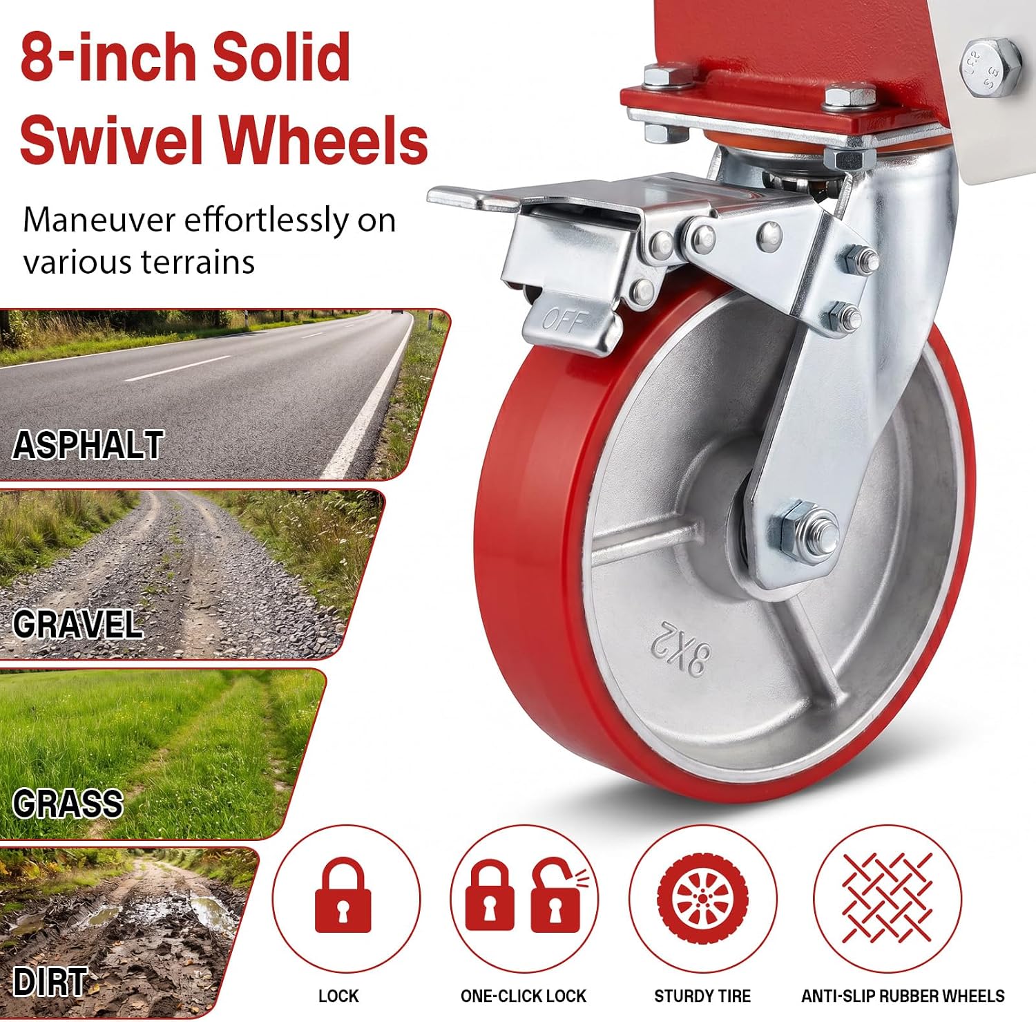 3500 LBS Trailer Dolly, Angle Adjustable Trailer Mover with 2 Inch Hitch Ball, Heavy Duty Trailer Tongue Jack for RV, Boat, Motorcycle, Jet Ski and Small Trailer