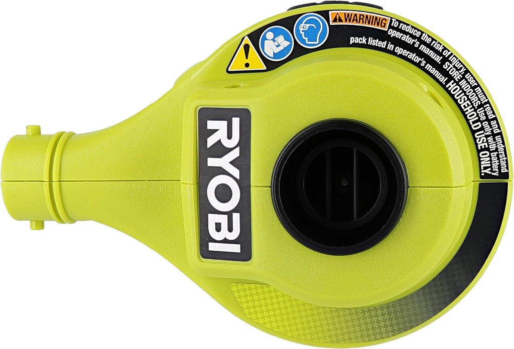 Ryobi P738 18V One+ Lithium Ion 18V One+ High Volume Power Inflator / Battery Powered Deflator for Mattresses and Recreational Inflatables (Renewed) | Battery and Charger Sold Separately - (Renewed)