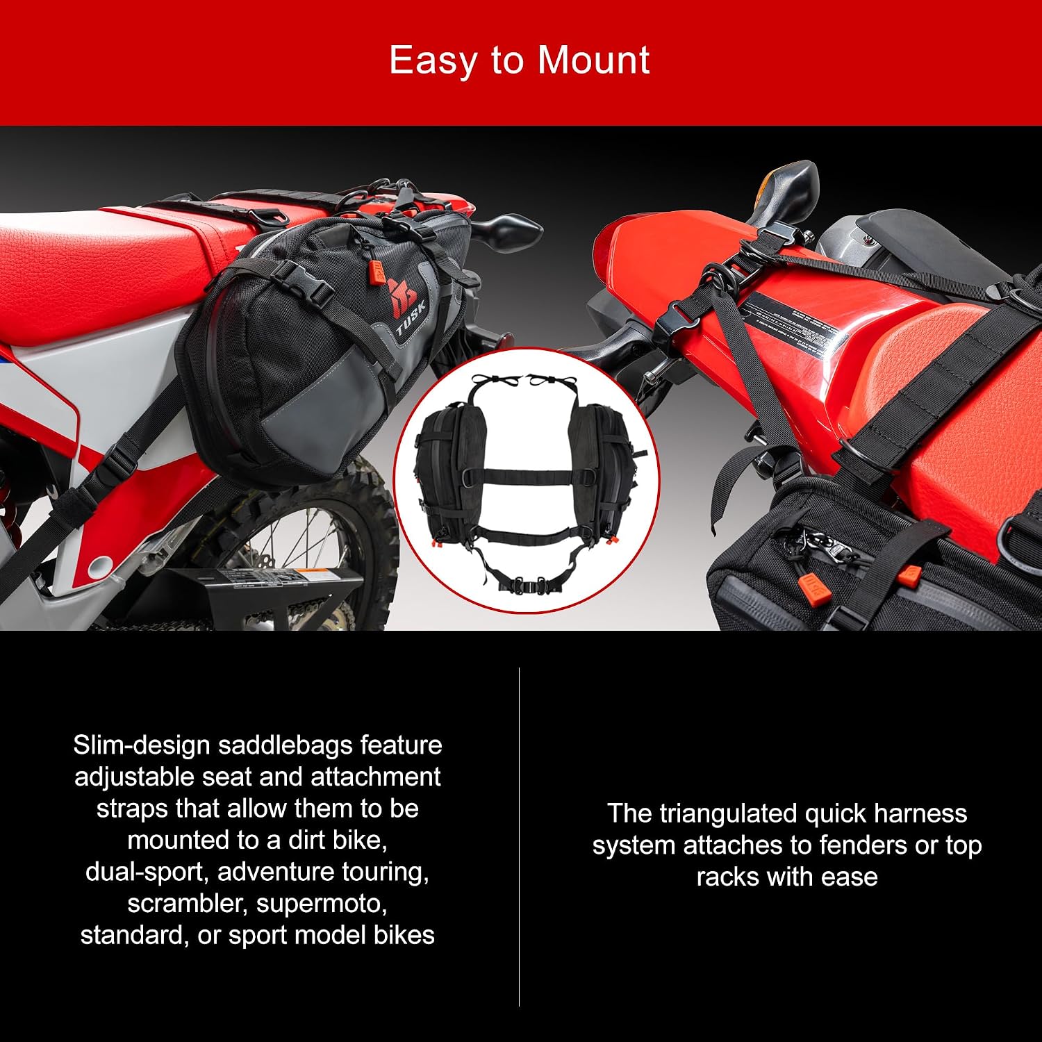 TUSK Traverse Pannier Bags