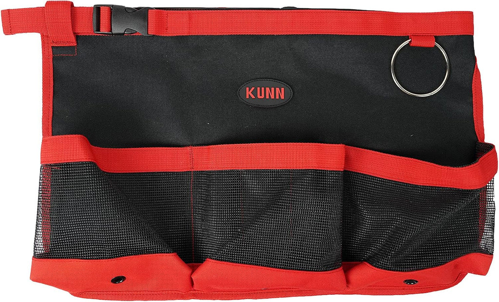 KUNN Car Wash Bucket Tool Organizer for 5 Gallon Bucket with Towel Holder Ring,Soap Pockets Cleaning Bucket Organizer Water-Resistant Mesh Pockets for Clean Supplier,Car Wash Supplier Red