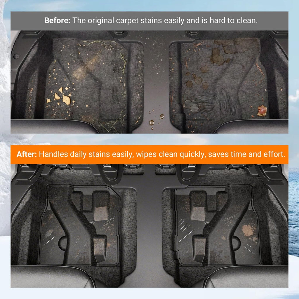 powoq 7&8 Seats Fuel 2nd Under Seat Storage Mat Compatible with 2017-2026 Chrysler Pacifica 20-26 Voyager LX UnderSeat Storage Organizer Liner Replacement for 2017-2026 Chrysler Pacifica Accessories