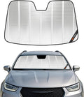 Pigenius Windshield Sun Shade for 2017-2025 Chrysler Pacifica/Hybrid, 2021-2025 Voyager. Front Window Sunshade with Storage Bag