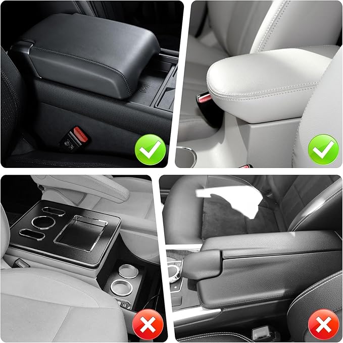 SINGARO Car Leather Center Console Cover - Image 5