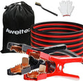 Jumper Cables 6 Gauge 20 Feet Battery Jumper Cables by AWELTEC