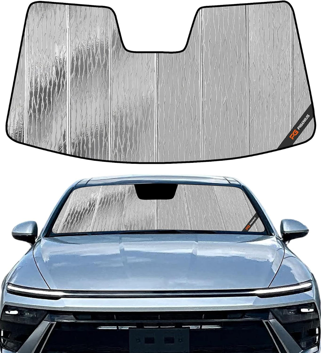 Pigenius Windshield Sun Shade for Hyundai Sonata 2024-2026 Front Window Sunshade - AstraGuard