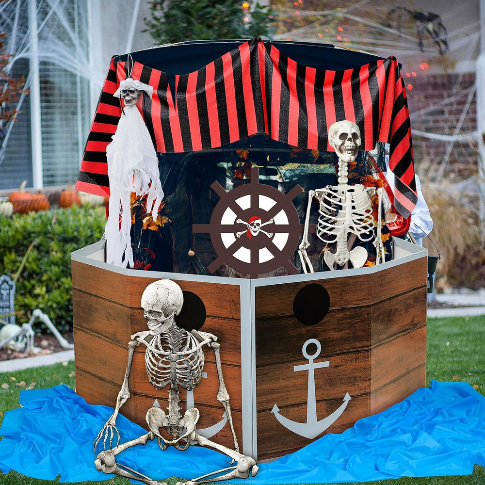Fanfanwin Halloween Trunk or Treat Car Decorations Kit, Retro
