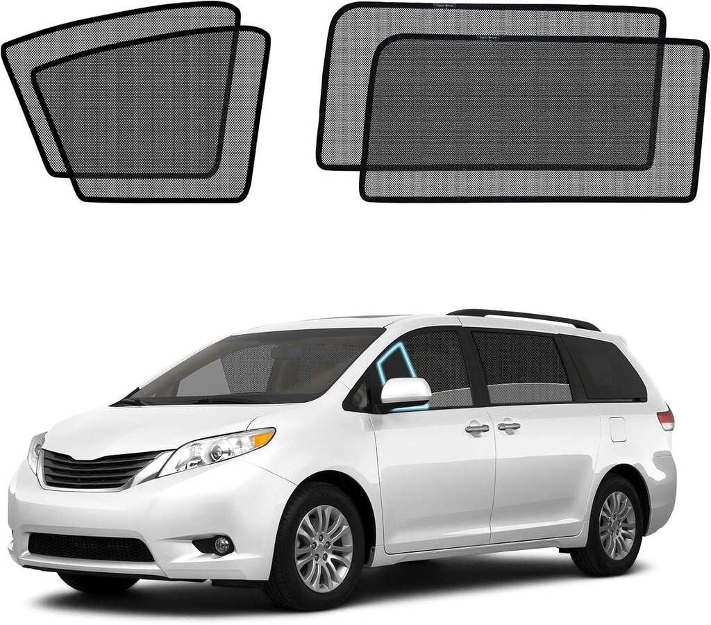 Car Window Shades for Specific Accessories - Side Window Shade for Baby, Breathable Mesh Car Privacy Window Covers, UV Protection and Heat Insulation for Road Trips, Napping, Camping