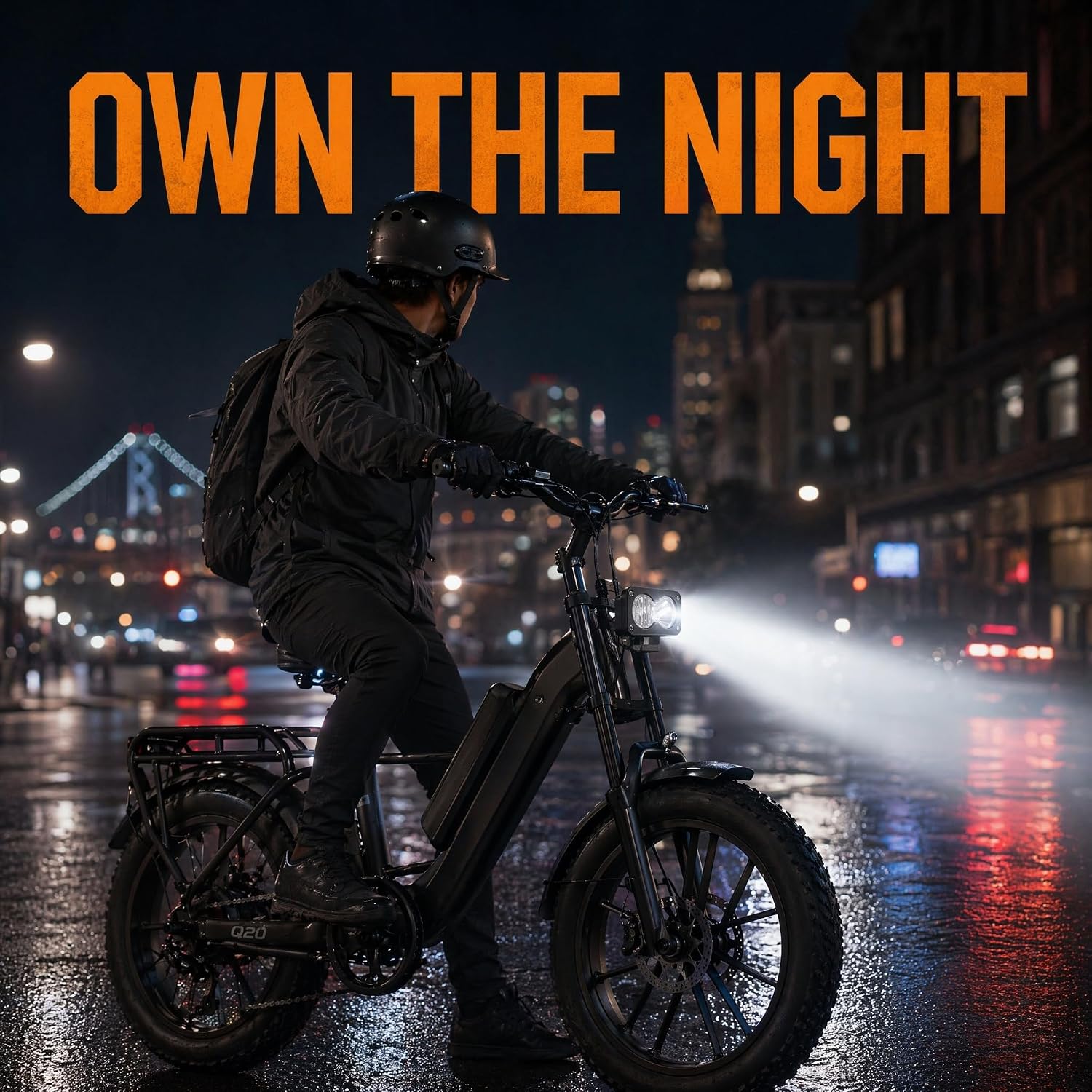 Baja Light for Ebike,Baja Light for Ridstar Q20,Universal 3 Pin Plug | White High Beam 20W 6000-6500K Compatible with Ridstar Q20 Lite/Q20 Pro, Ebike, Motorcycle & ATV