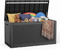 rojik 170 gallon deck boxes outdoor waterproof storage, main product view