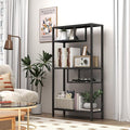 Metal Storage Shelving Unit, Decorative Geometric Bookcase, Modern Freestanding by EKJOfficials